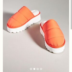 Maeve Puffy Platform Slippers
